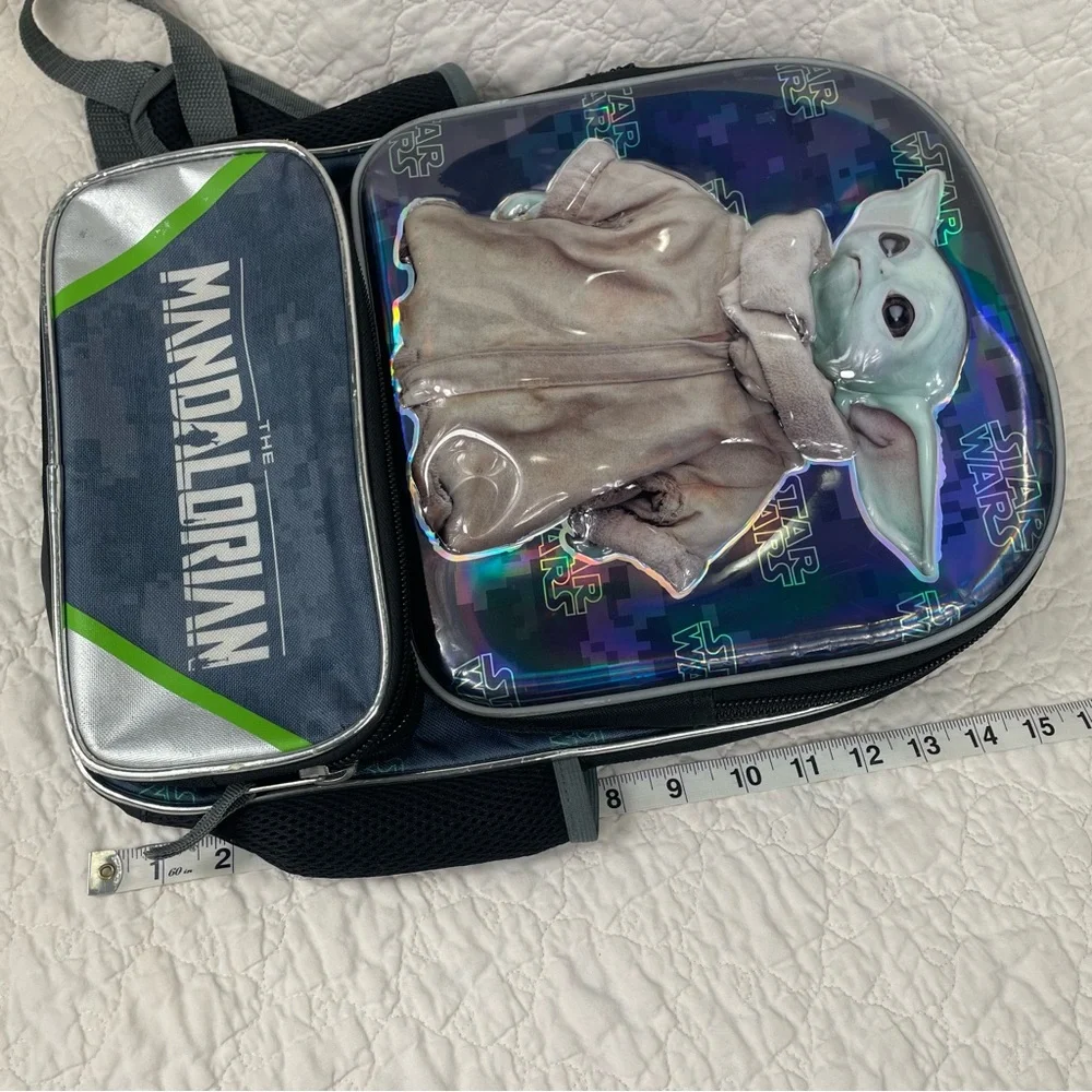 🔥 🔥Disney Star Wars Mandalorian Grogu Baby Yoda Kids Backpack Collectible